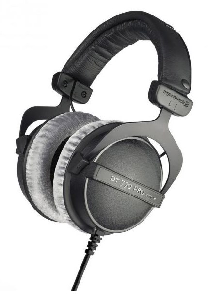 Beyerdynamic DT 770 Pro Hörlurar Trådbundna Huvudband Musik Svarta