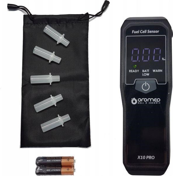 Oromed ALK_ORO-X10 PRO alkoholtester 0 - 4% 0,05% Sort
