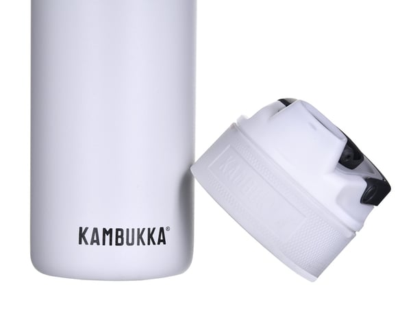 Kambukka Elton Isoleret Kridthvid - termoflaske. 600 ml