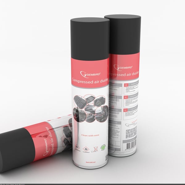Gembird CK-CAD-FL600-01 paineilmasuutin 600 ml