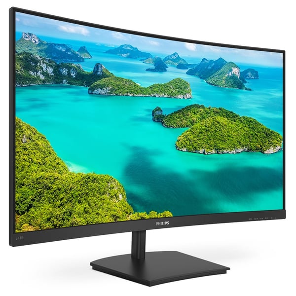 Philips E Line 241E1SCA/00 computerskærm 59,9 cm (23,6") 1920 x 1080 pixels Full HD LCD Sort