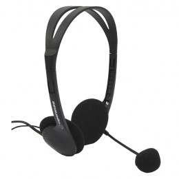 Esperanza EH102 hörlurar/headset Trådbunden Huvudband Samtal/Musik Svart