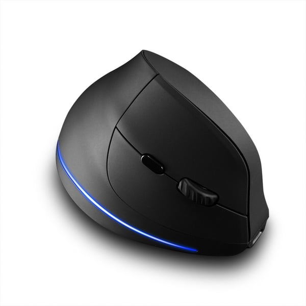 MEDIA-TECH VERTIC RF MT1123 Trådlös vertikal mus RF 2400 DPI Svart