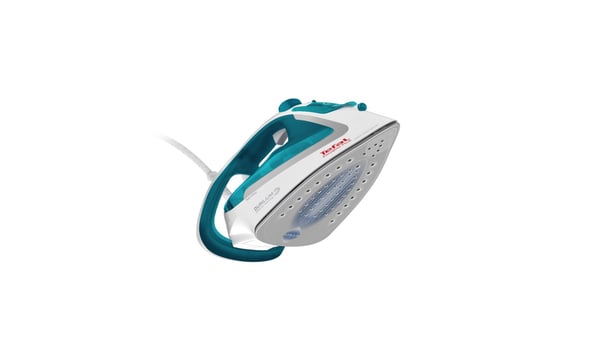 Tefal EasyGliss Plus FV5718 silitysrauta Kuiva- ja höyrysilitysrauta Durilium-pohja 2400 W Turkoosi. Valkoinen