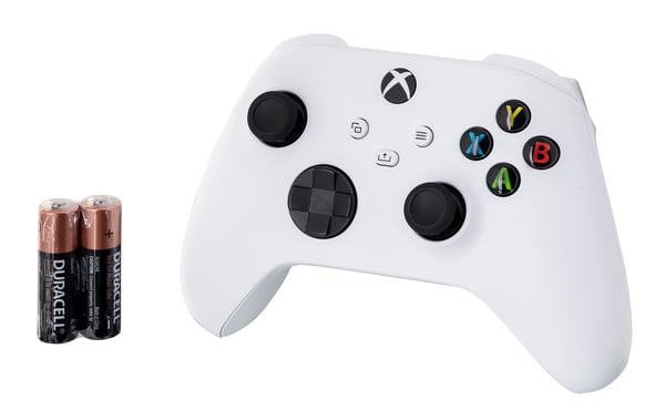 Microsoft Xbox trådløs controller, hvid, gamepad, Xbox-serie, S.Xbox-serie, X.Xbox One, Xbox One, S.Xbox One X, analog/digital, Bluetooth/USB