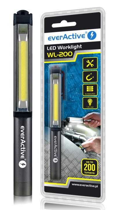Lommelygte everActive WL-200 3W COB LED