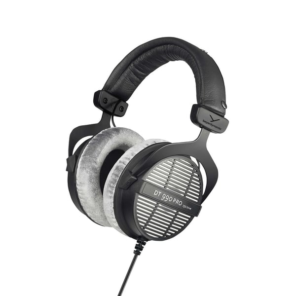 Beyerdynamic DT 990 PRO Hörlurar Trådbundna Huvudband Musik Svarta. Grå