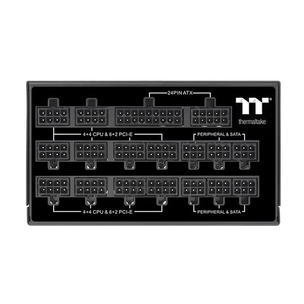 Thermaltake PS-TPD-1550FNFATE-1 strømforsyning 1550 W 24-bens ATX ATX Sort