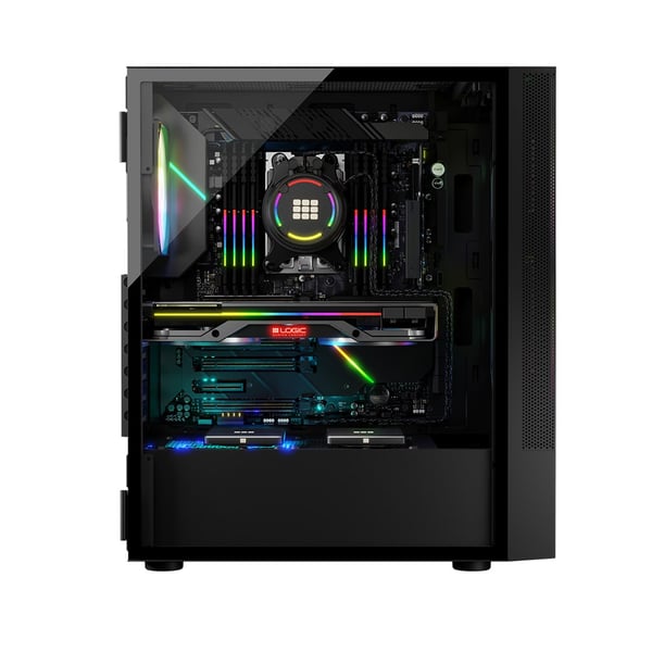 Logic ARYA ARGB MINIDI USB 3.0-fodral Svart