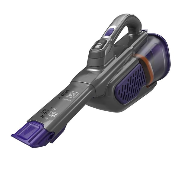 Black & Decker BHHV520BFP rikkaimuri Musta. Violetti Pölypussiton