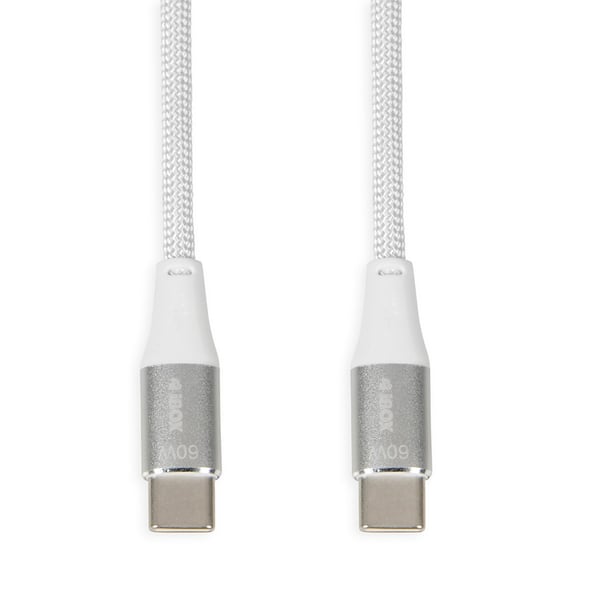 iBOX IKUTC USB-C -kaapeli 60W 1m Valkoinen iBOX IKUTC USB-C -kaapeli 60W 1m Valkoinen
