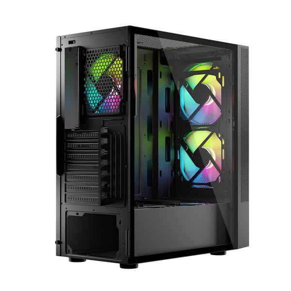 Logic ARYA ARGB MINIDI USB 3.0-fodral Svart