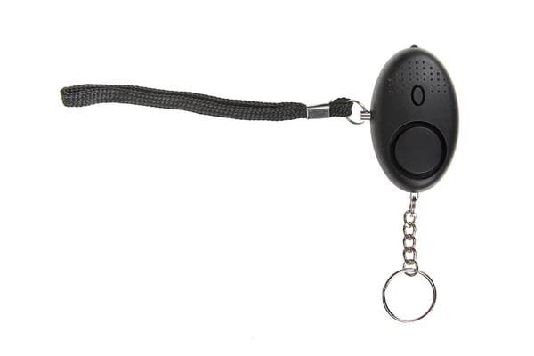 Personalarm GUARD SCORPION sirene 120 dB LED lommelygte Sort (YC-003-BL)