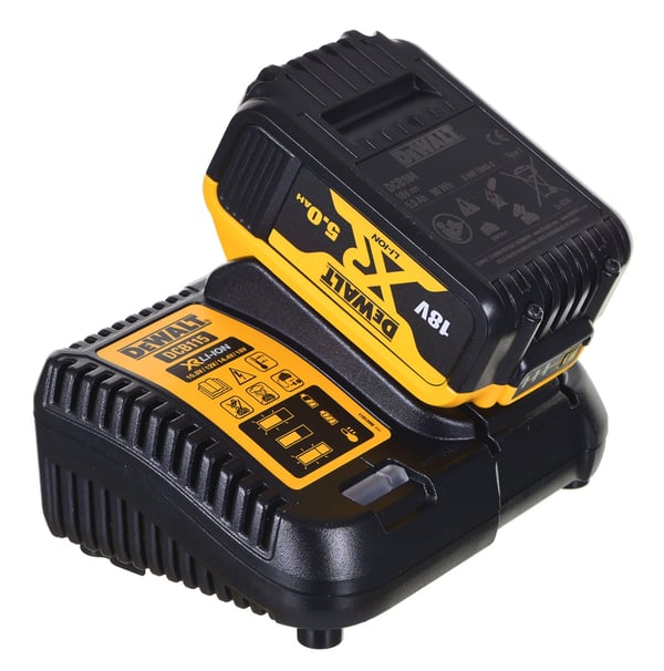 COMBO-sarja 18 V DCD796. DCG405 + 2 x 5,0 Ah DCK208