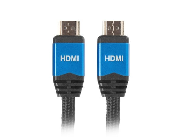 Lanberg CA-HDMI-20CU-0018-BL HDMI-kaapeli 1 m HDMI Type A (vakio) musta