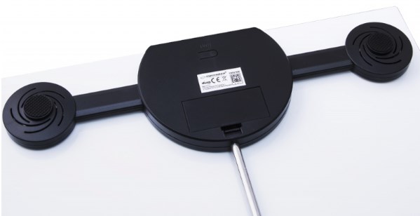 Esperanza EBS016W personvægt Firkantet hvid Elektronisk personvægt