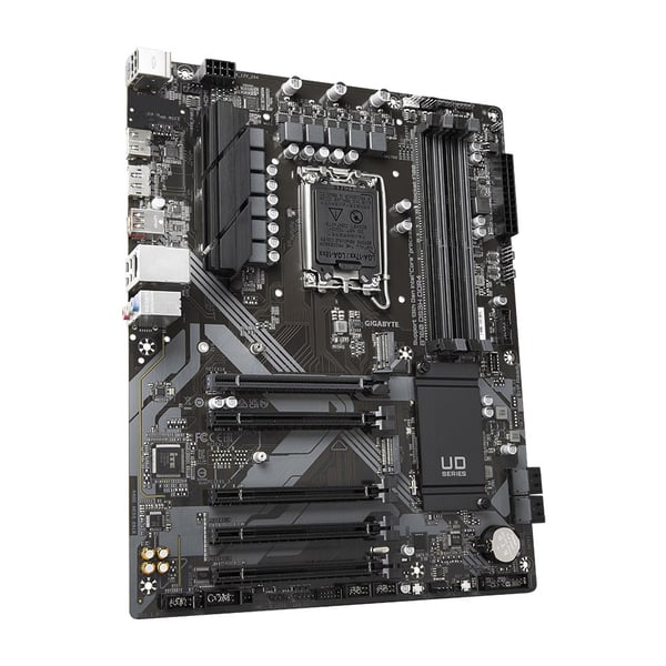 Gigabyte B760 DS3H DDR4-moderkort - Stöder Intel Core 14:e processorer, 18+2+1 fas digital VRM, upp till 5333 MHz DDR4 (OC), 2xPCIe 4.0 M.2, GbE LAN,