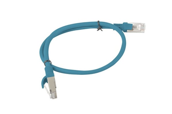 Lanberg PCU5-10CC-0050-B nätverkskabel Blå 0,5 m Cat5e U/UTP (UTP)