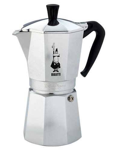 Bialetti Moka Express Moka kattila 0,55 L Musta. Hopea