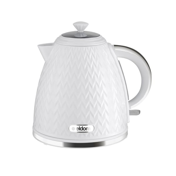 ELDOM vedenkeitin NELA. tilavuus 1,7 l. teho 2000 W. valkoinen