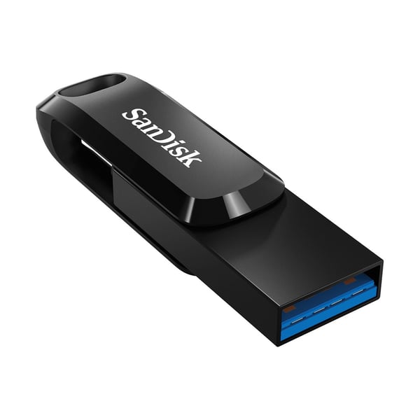 SanDisk Ultra Dual Drive Go USB-minne 32 GB USB Typ-A / USB Typ-C 3.2 Gen 1 (3.1 Gen 1) Svart