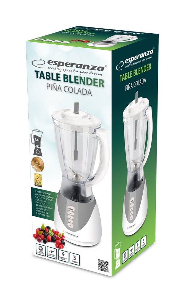 Esperanza EKM023E Blender 350W 1,5L Grå