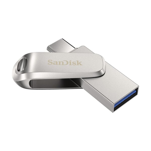 SanDisk Ultra Dual Drive Luxe USB-flashdrev 32 GB USB Type-A / USB Type-C 3.2 Gen 1 (3.1 Gen 1) Rustfrit stål