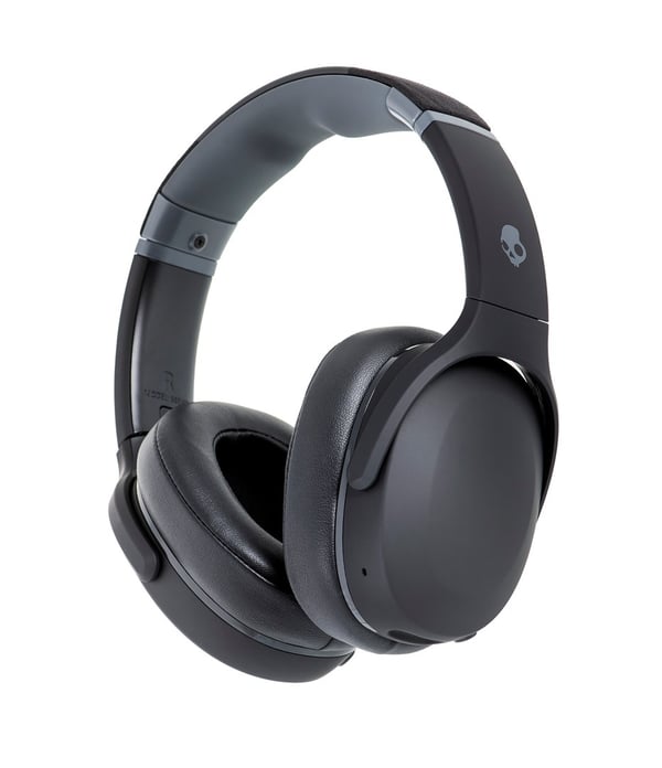Skullcandy Crusher Evo -kuulokkeet langalliset ja langattomat pääpannalliset puhelut/musiikki USB Type-C Bluetooth musta