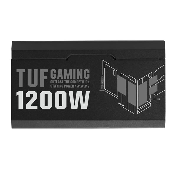 ASUS TUF GAMING 1200W Gold -virtalähde, 20+4-pin ATX, musta