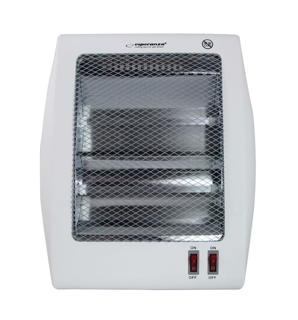 Esperanza EHH010 Elektrisk kvartsvärmare 400W/800W Vit