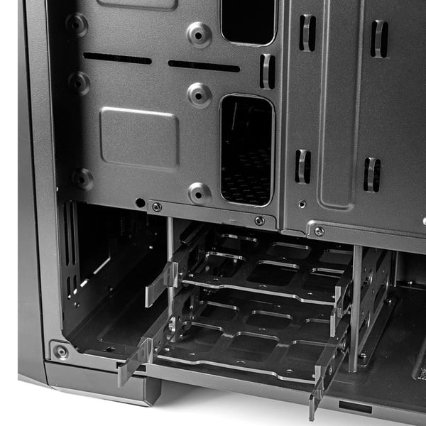 Modecom Oberon Pro Midi-Tower -tietokonekotelo, musta