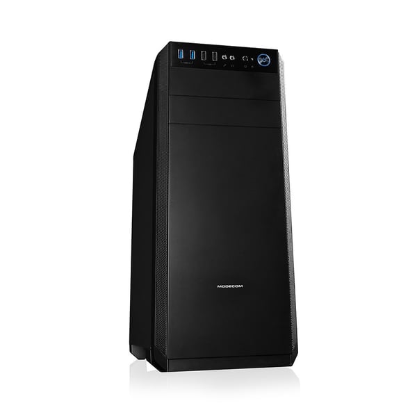 Modecom Oberon Pro Midi-Tower -tietokonekotelo, musta
