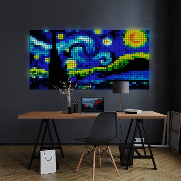 SMARTA BLOCKS TWINKLY SQUARES KOMBOPAKET 6 BLOCKS (1 MASTER + 5 EXTENSION) X 64 PIXLAR RGB