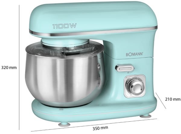 Bomann KM 6030 CB foodprocessor 1100 W 5 L Mintfarve