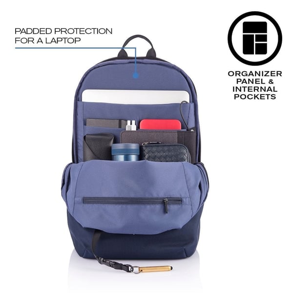 XD DESIGN VARKAUDELLA SUOJATTU REPPU BOBBY PEHMEÄ TUMMANSININEN Tuotenumero: P705.795