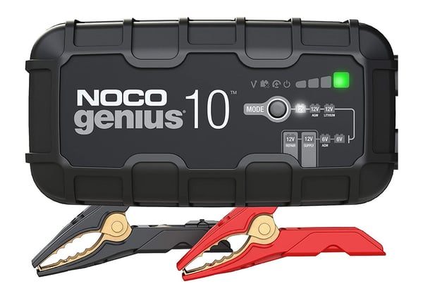NOCO GENIUS10 EU 10A batterioplader til 6V/12V batterier med vedligeholdelses- og afsvovlingsfunktion