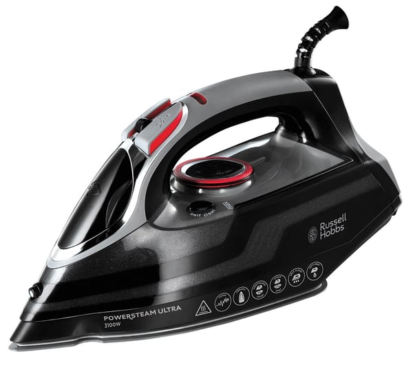 Russell Hobbs 20630-56 silitysrauta Kuiva- ja höyrysilitysrauta Keraaminen pohja 3100 W Musta. Harmaa