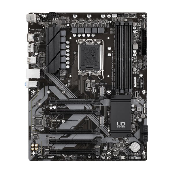 Gigabyte B760 DS3H DDR4-moderkort - Stöder Intel Core 14:e processorer, 18+2+1 fas digital VRM, upp till 5333 MHz DDR4 (OC), 2xPCIe 4.0 M.2, GbE LAN,