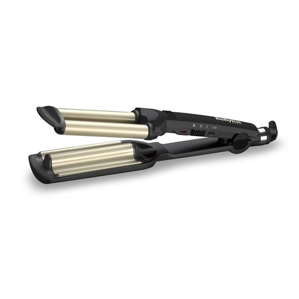 BaByliss C260E EasyWaves -tekstuurirauta Lämmin musta. Hopea 70,9" (1,8 m)
