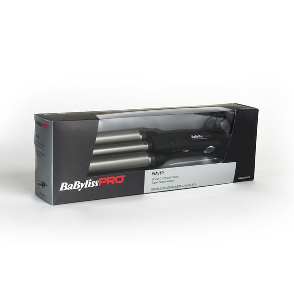 BaBylissPRO TRIPLE WAVER Krøllejern Varm Sort 125 W 2,7 m