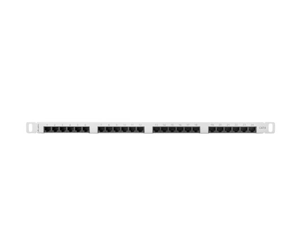 LANBERG PATCHPANEL 24 PORT 0.5U CAT.6 UTP GRÅ