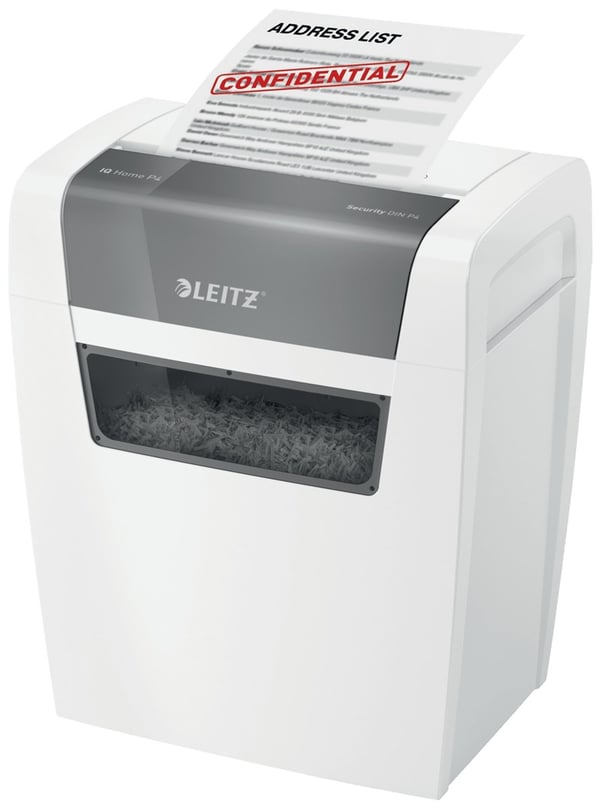 Leitz IQ Home -silppuri. P4. 6 arkkia. 15 litran roskakori.