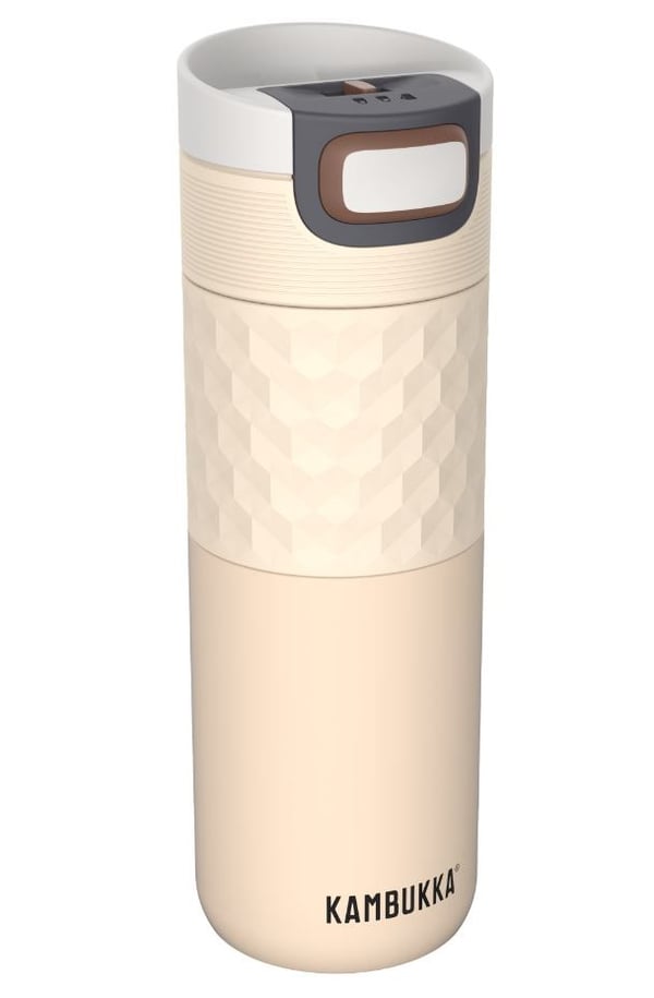 Kambukka Etna Grip Barely Beige - termisk mugg. 500 ml