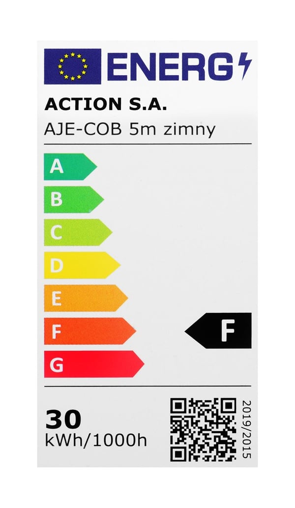 Activejet AJE-COB 5m vinterstribelys Universal stribelys Indendørs