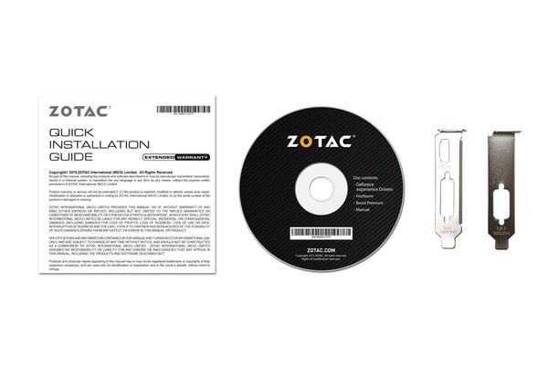 Zotac GeForce GT 710 NVIDIA 2GB GDDR3
