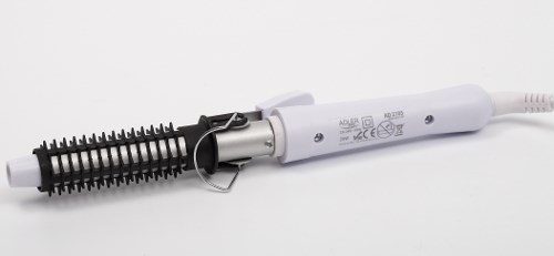 Adler AD 2105 Kiharrin Lämmin Metallinhohtoinen Valkoinen 25 W