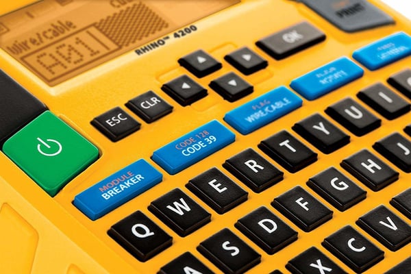 DYMO Rhino 4200 etiketprinter Termotransfer Trådløs QWERTY
