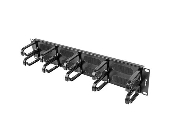 Lanberg AK-1204-B racktilbehør Kabelhåndteringspanel