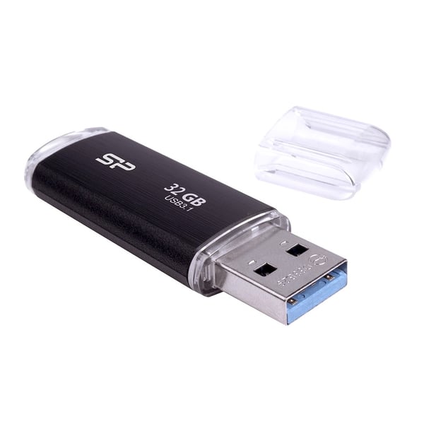 Silicon Power Blaze B02 USB-muistitikku 32 Gt USB Type-A 3.2 Gen 1 (3.1 Gen 1) Musta