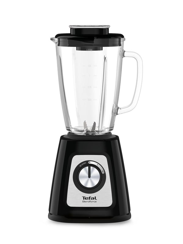 Tefal BlendForce II BL4358 blender 1,25 L Bordblender 800 W Sort. Børstet stål